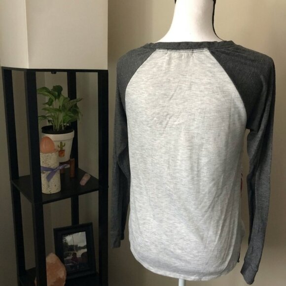 *REWIND* Tan x Gray Pattern Long Sleeve Shirt - Picture 2 of 3